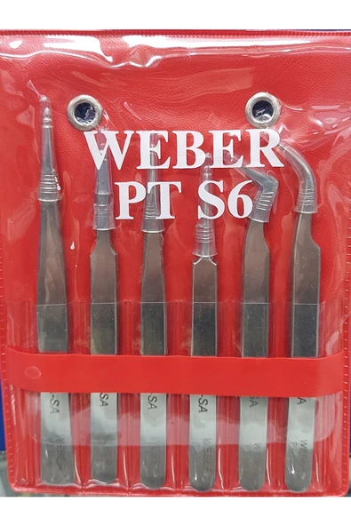 Weber PT SET 6 Cımbız Seti