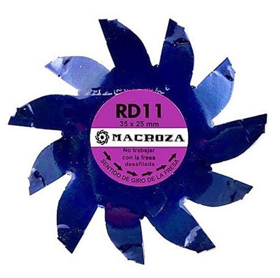 Macroza RD 11 Premium Seri Freze Bıçağı 35x25 mm