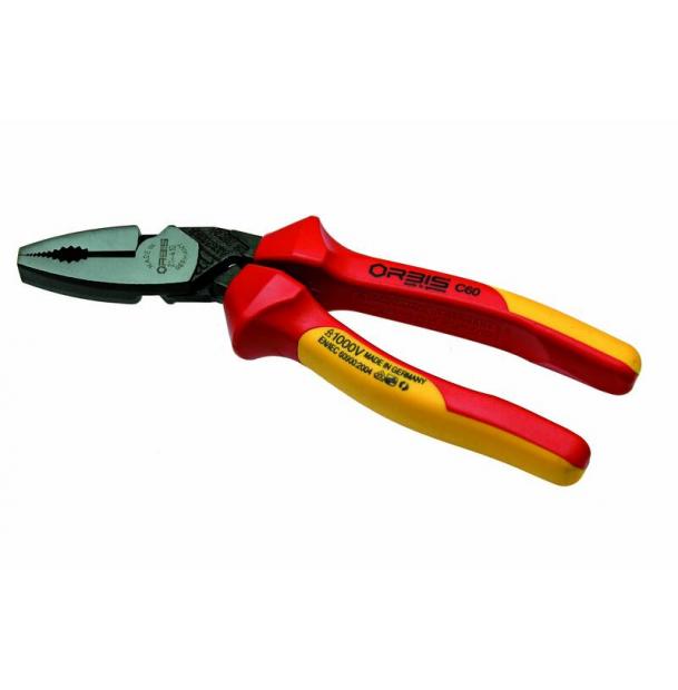 Orbis 21-410 VDE Evo-Line 1000V İzole Ağır Hizmet Açılı Kombine Pense 190 mm