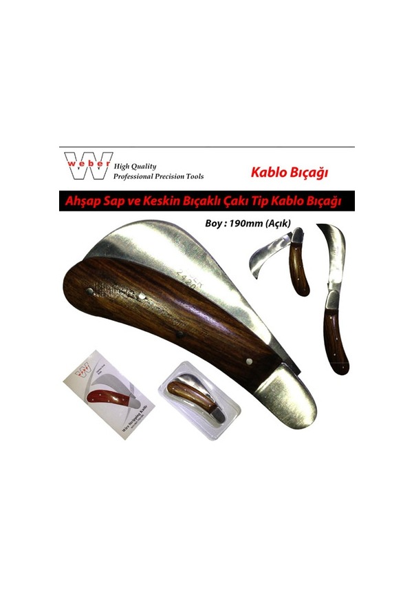 Weber 2420 Çakı Tipi Kablo Bıçağı 190 MM