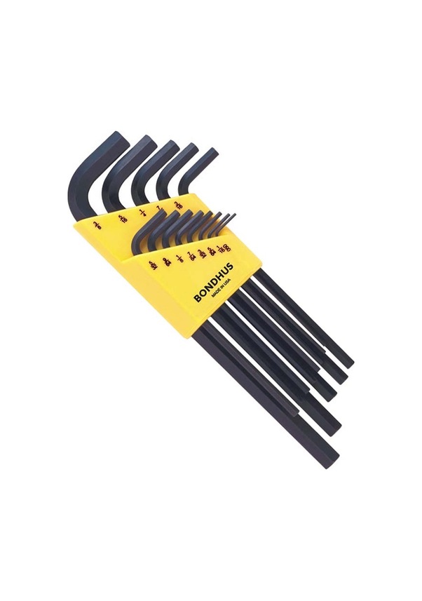 Bondhus 12137 Uzun İnç Ölçü Allen Anahtar Seti Proguard İzole 13 parça