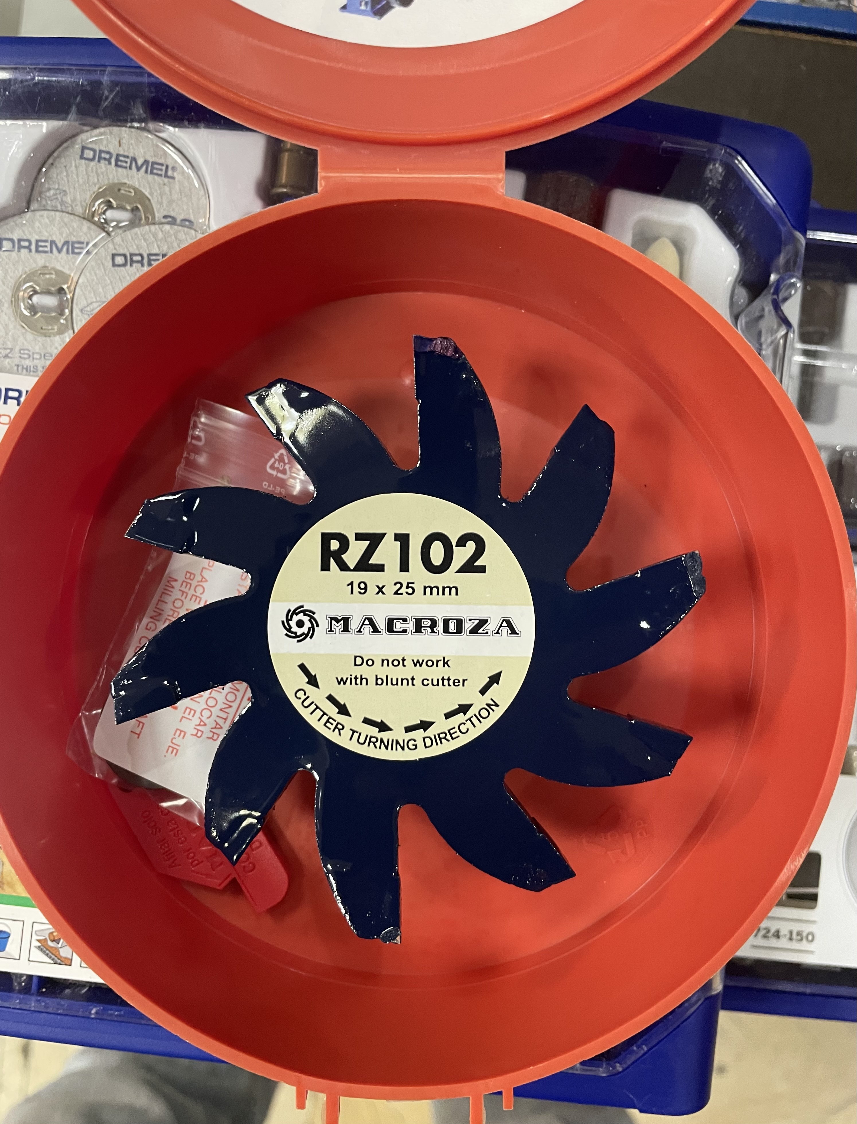 Macroza RZ-102 Freze Bıçak 25x19 mm